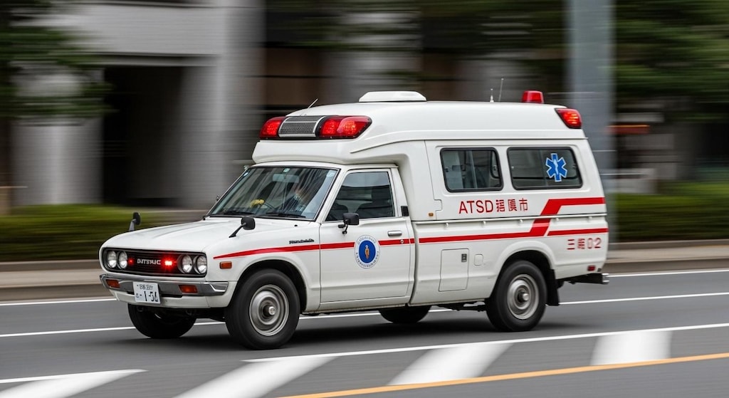 ダットサントラック救急車