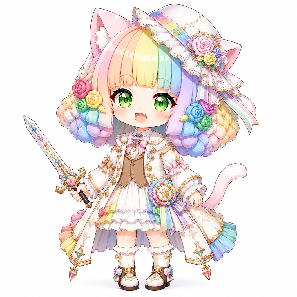 虹薔薇【自由騎士】《境界なき風》🌈リベルタ・レインローズ