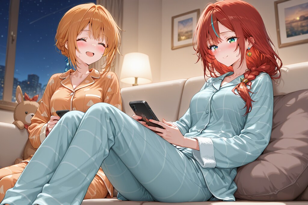 秋の夜長の夜更かし。