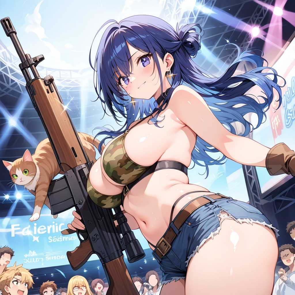 あいのアーミースタイルファンションショー