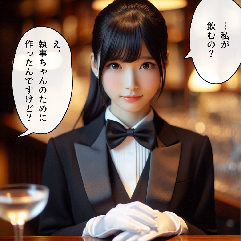 執事ちゃんバー 〜 メイド23号（渚）の場合