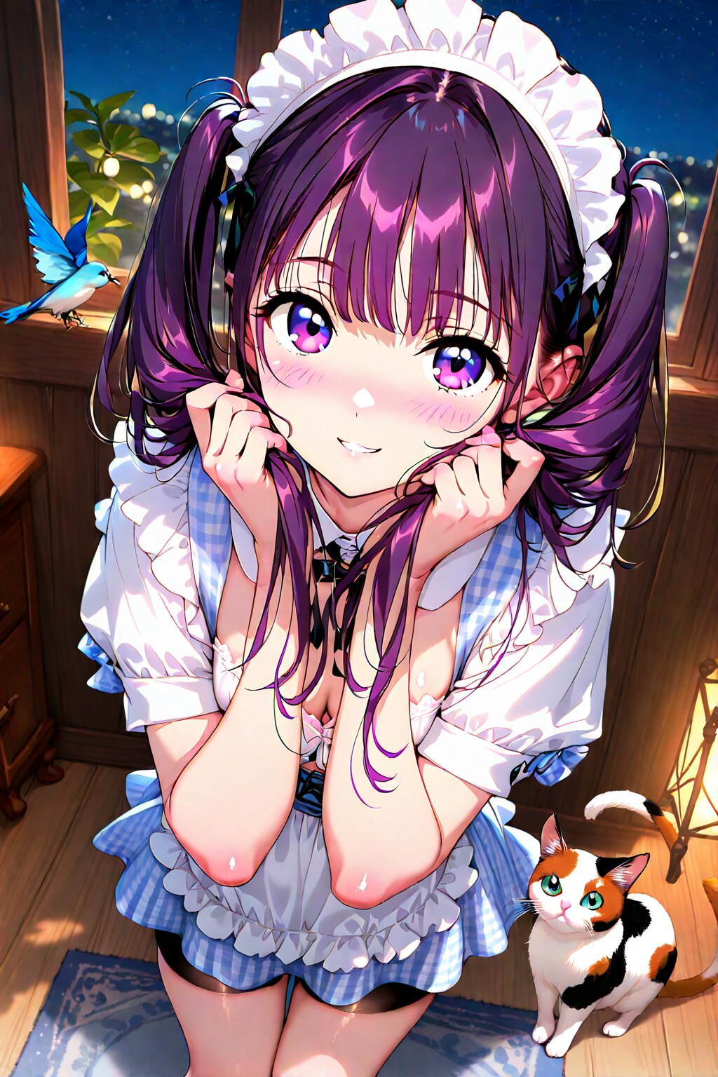 えへへ❤️ご主人様❤️今日も１日お疲れ様でした❤️