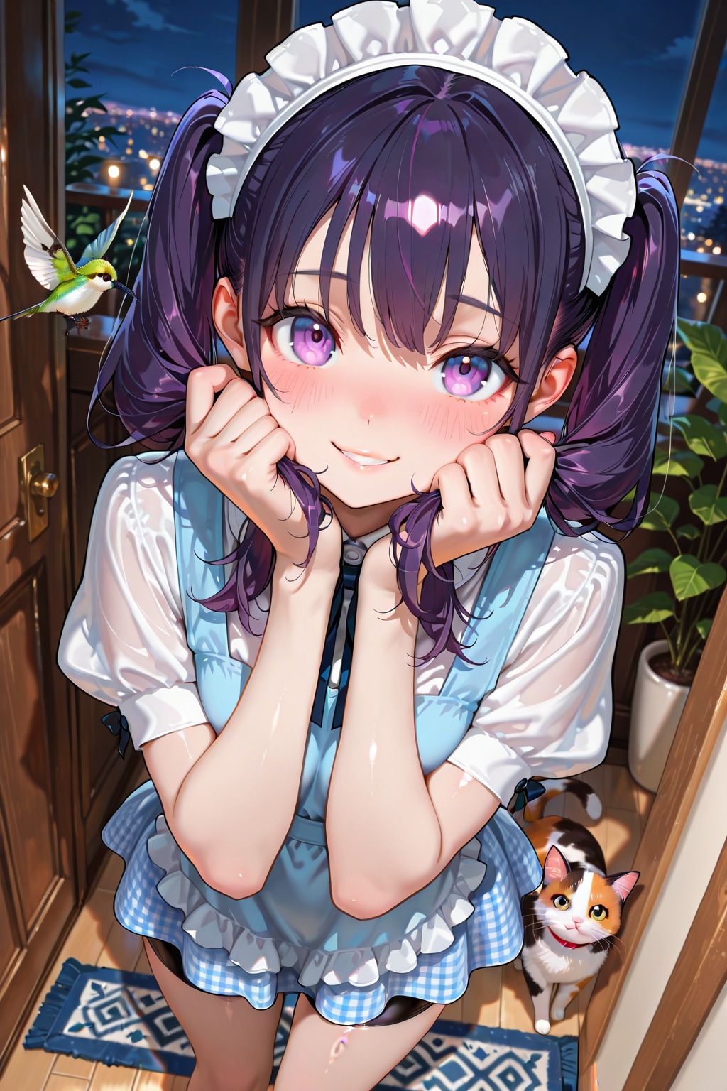 えへへ❤️ご主人様❤️今日も１日お疲れ様でした❤️