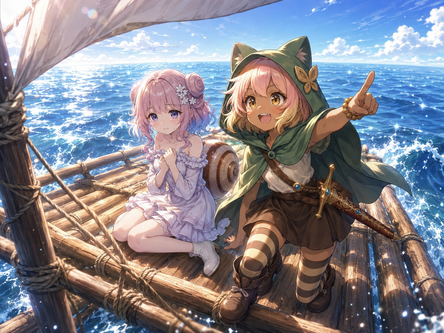 少女２人の大冒険