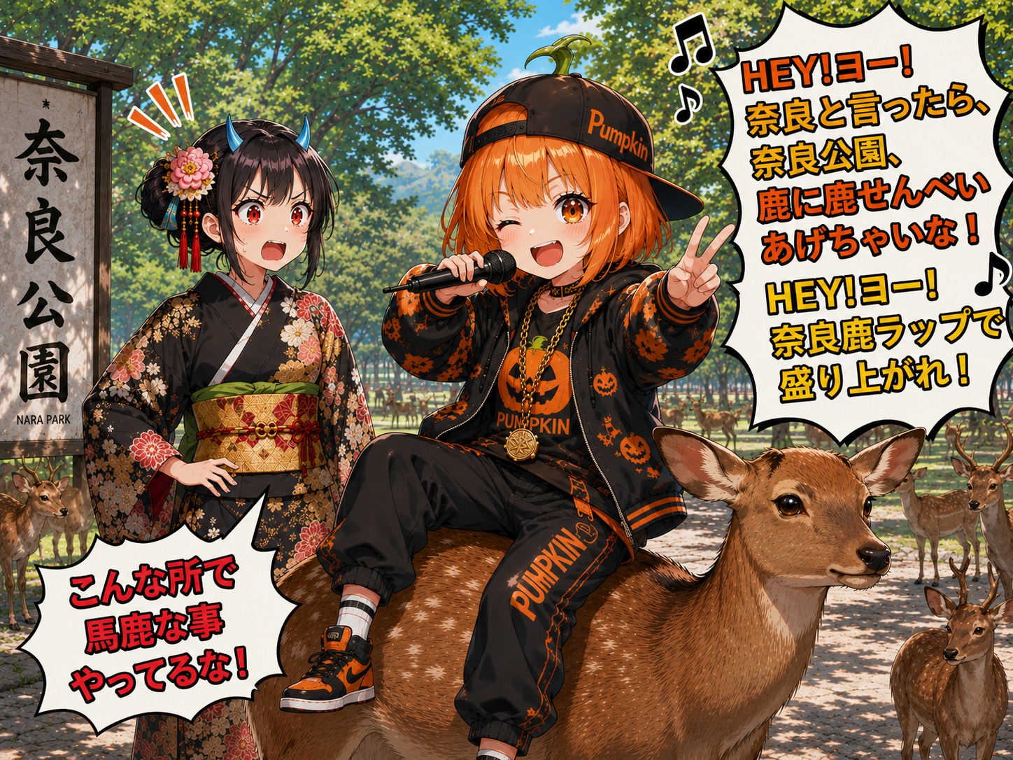 歌え！奈良鹿ラップ！