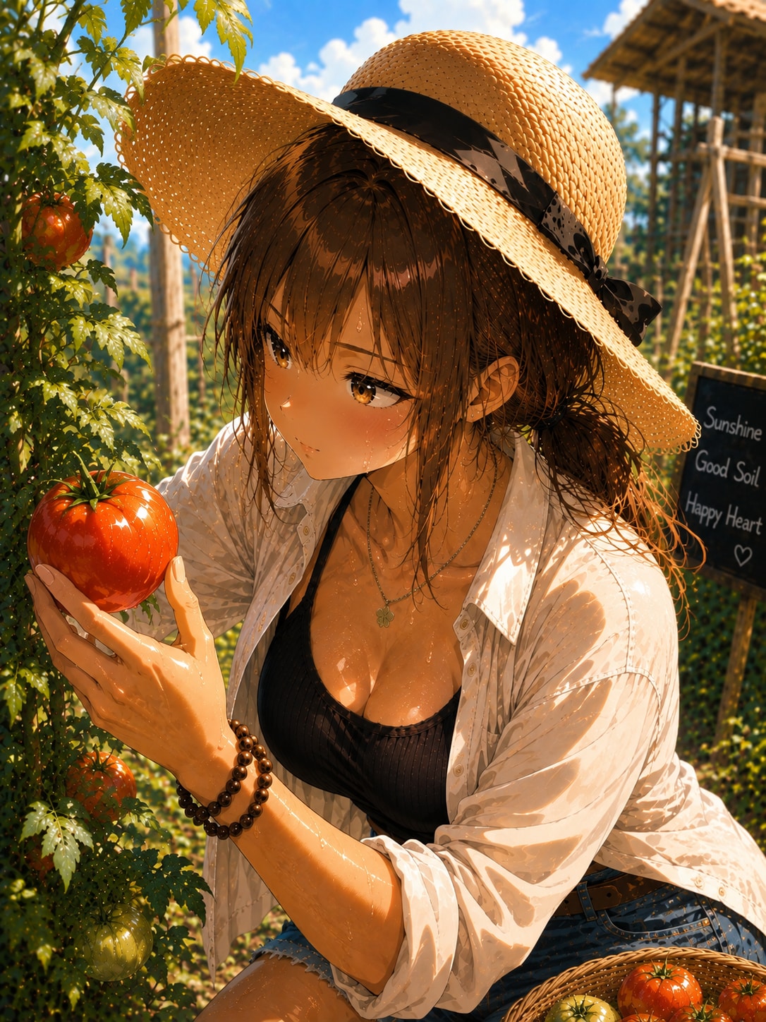 たわわなトマト | の人気AIイラスト・グラビア