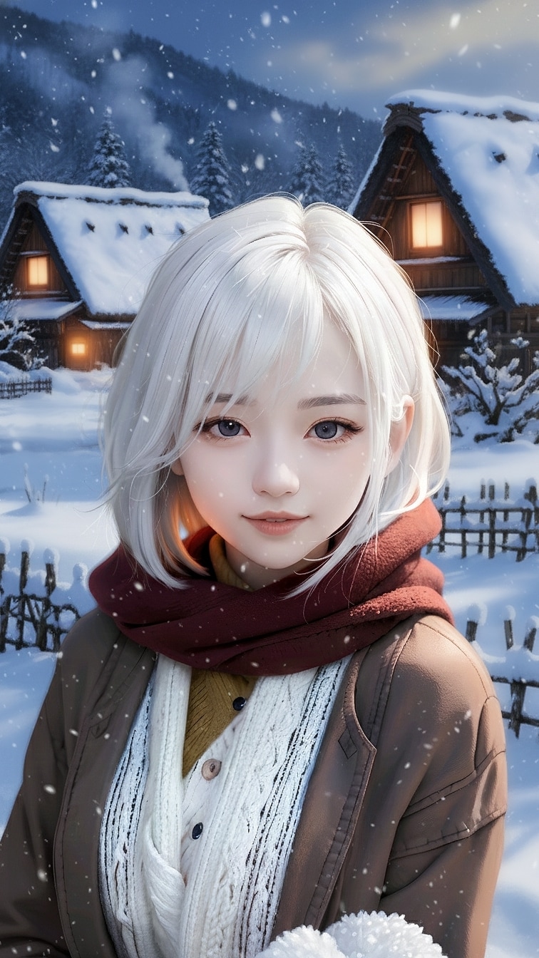 山咲里美(白川郷) | の人気AIイラスト・グラビア