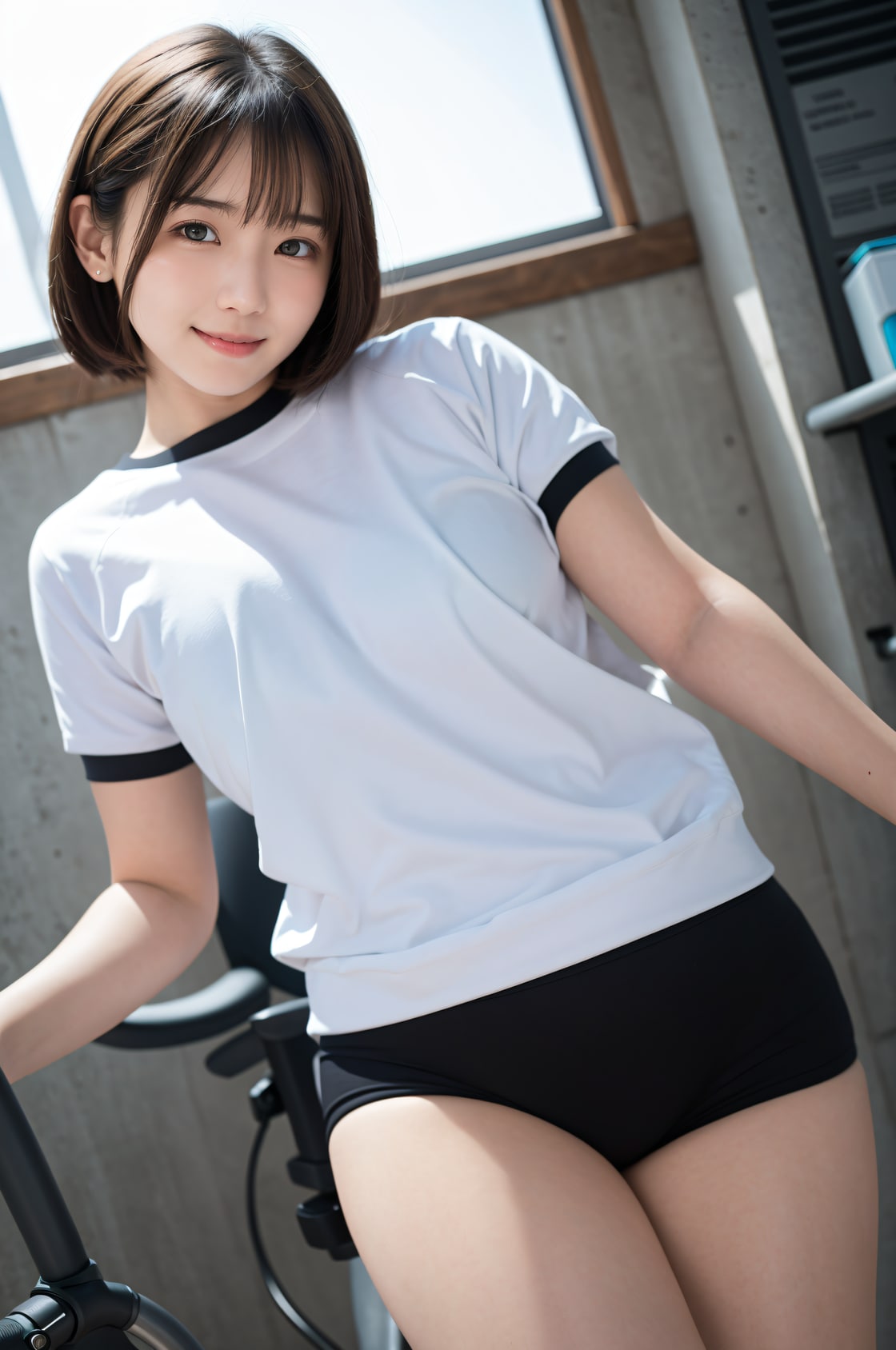 体操服の女性