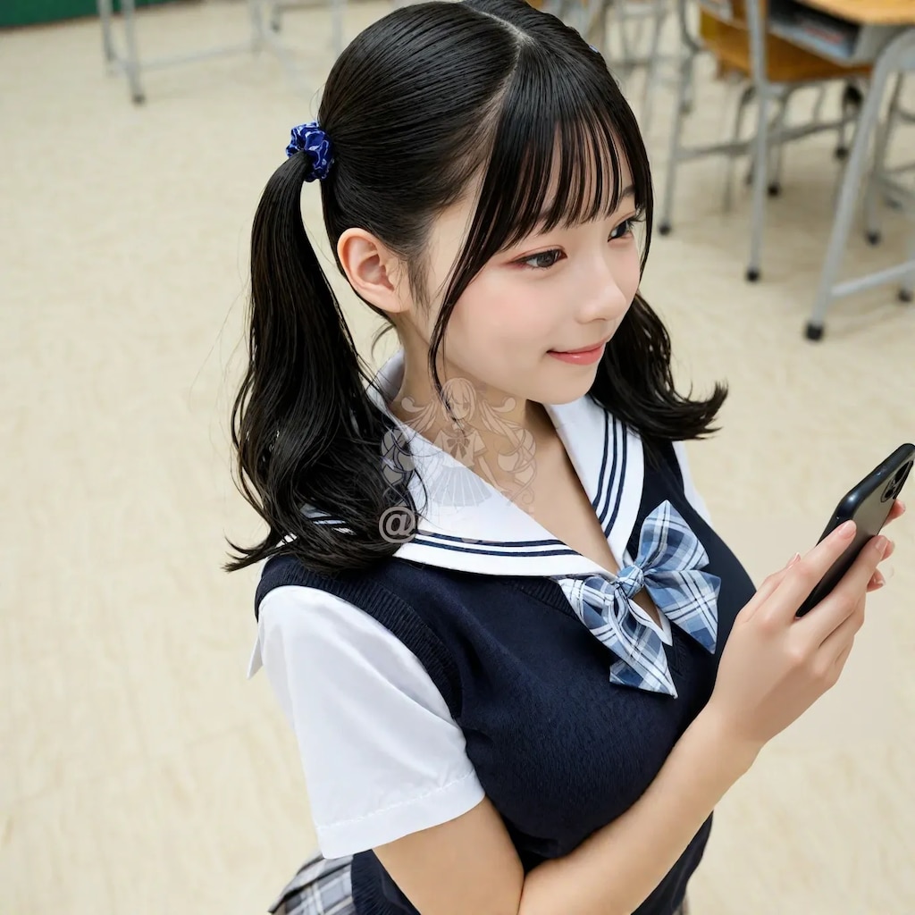 クラスのめちゃかわ女子に話しかけたオタクくん