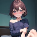 薄着を見られて恥ずかしい女の子 4枚目