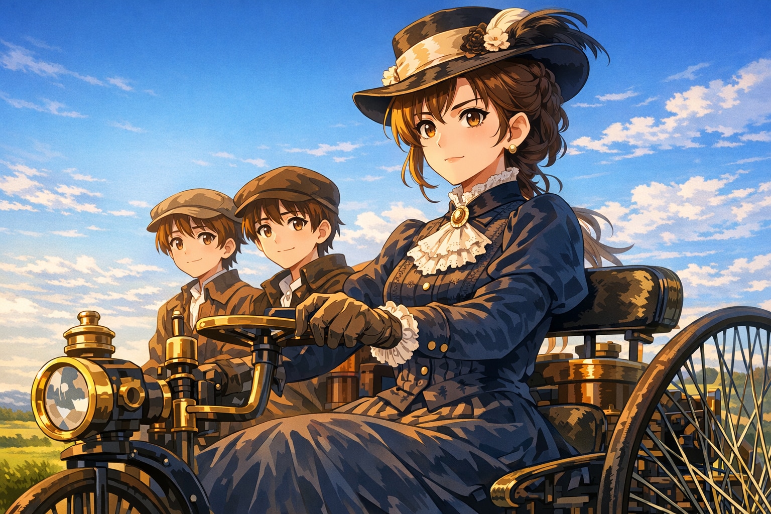 Women don't just give birth to babies. The woman who gave birth to a Mercedes. | の人気AIイラスト・グラビア