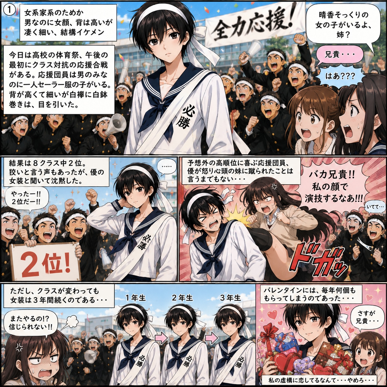 新城　優の学校生活　「あの人、誰?」