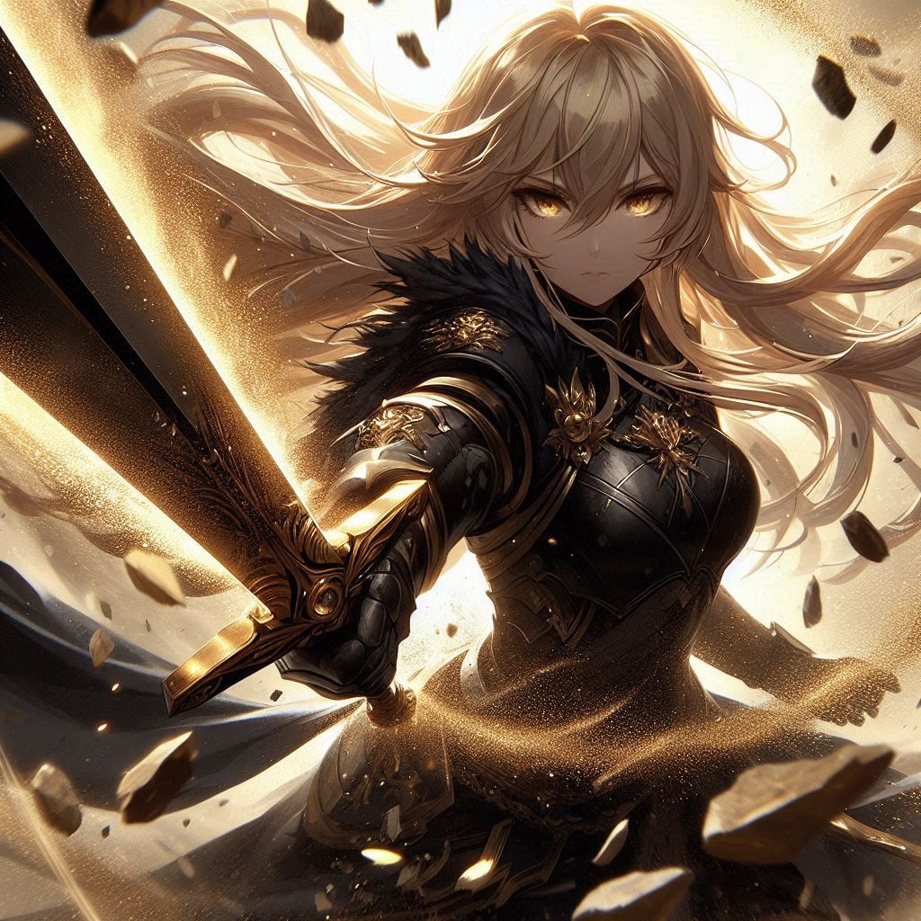 ブロンドの女騎士さん823