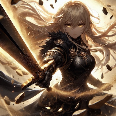 ブロンドの女騎士さん823