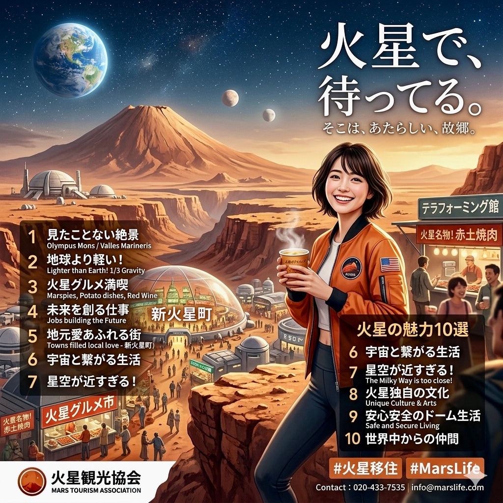 火星に住もう！