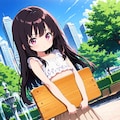板野ちゃん、咲岩伊町にようこそ！ 2枚目