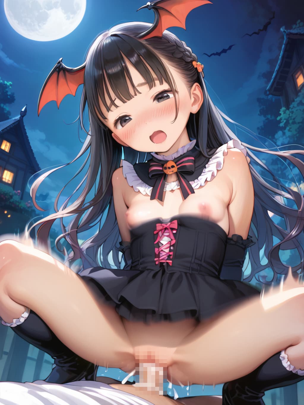 長髪〇リJ〇ちゃんのHなハロウィン（3枚）