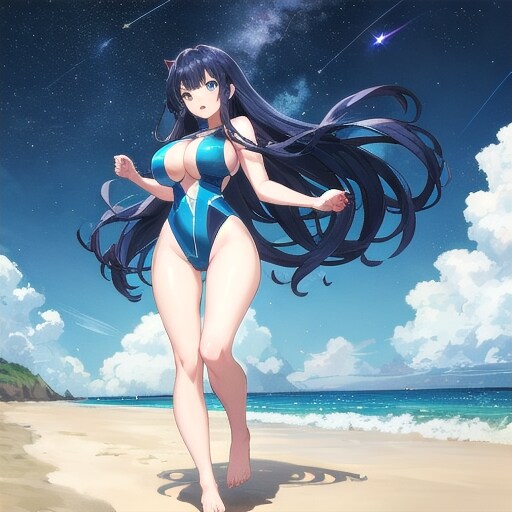 水着女子