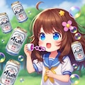 シャボン玉をビールに変えられる小さな女の子 2枚目