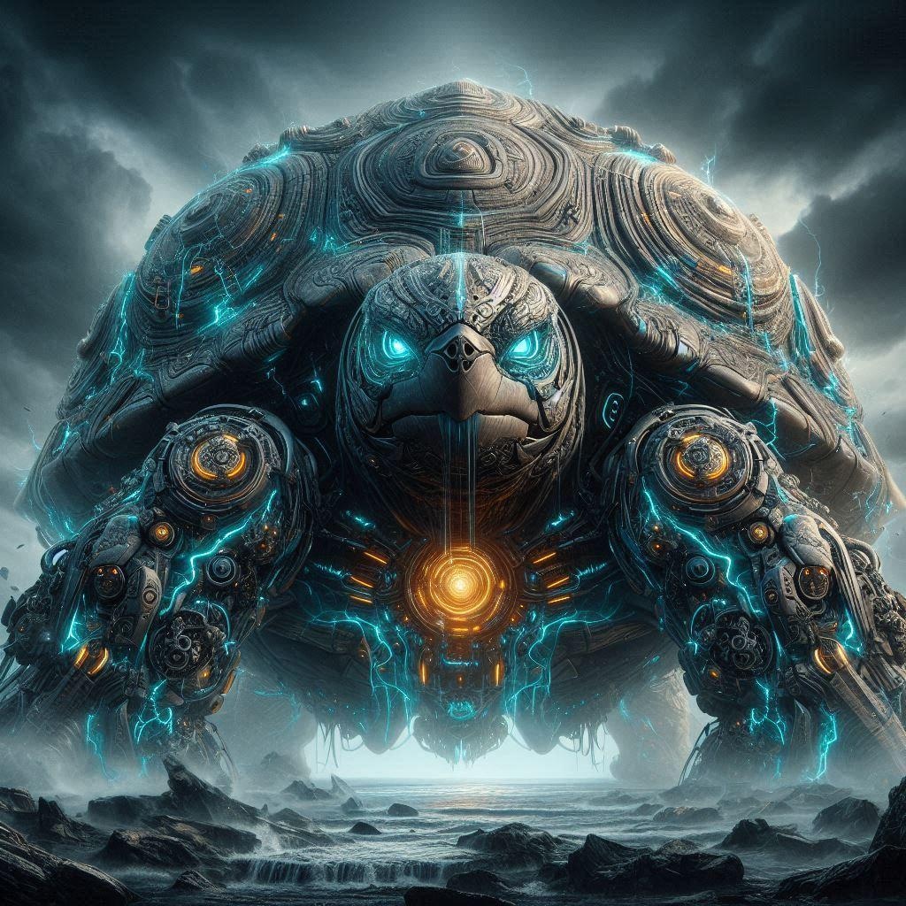 亀対ハンバーガー