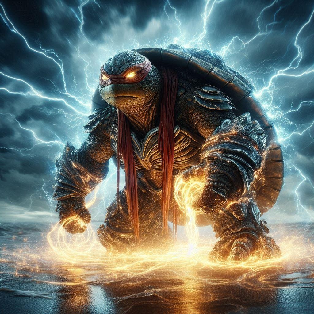 亀対ハンバーガー