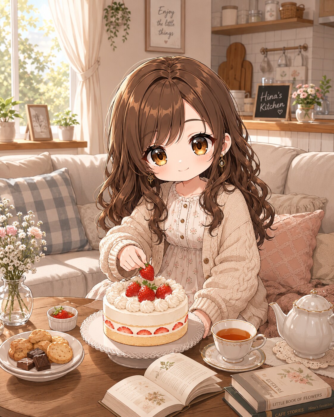 優しい午後のケーキタイム