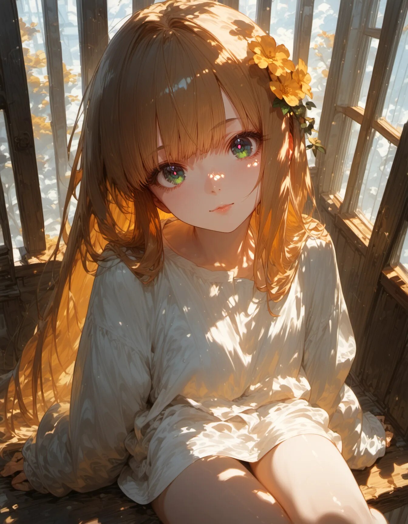 Where Sunlight Finds Her | の人気AIイラスト・グラビア