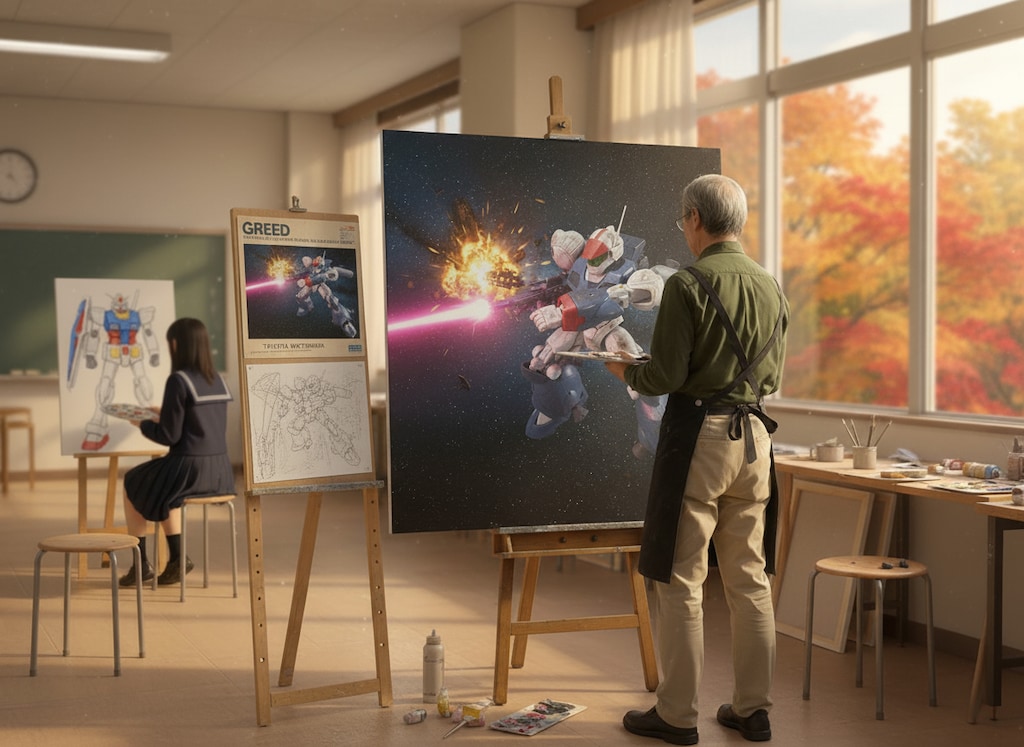 画布に蘇る、少年の星屑