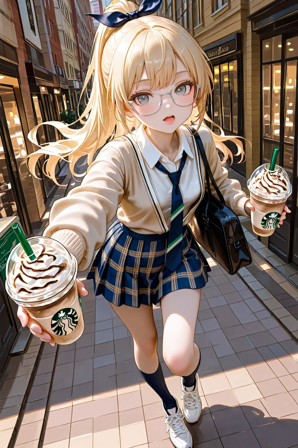 眼鏡×ネクタイ×コーヒー_4 | の人気AIイラスト・グラビア