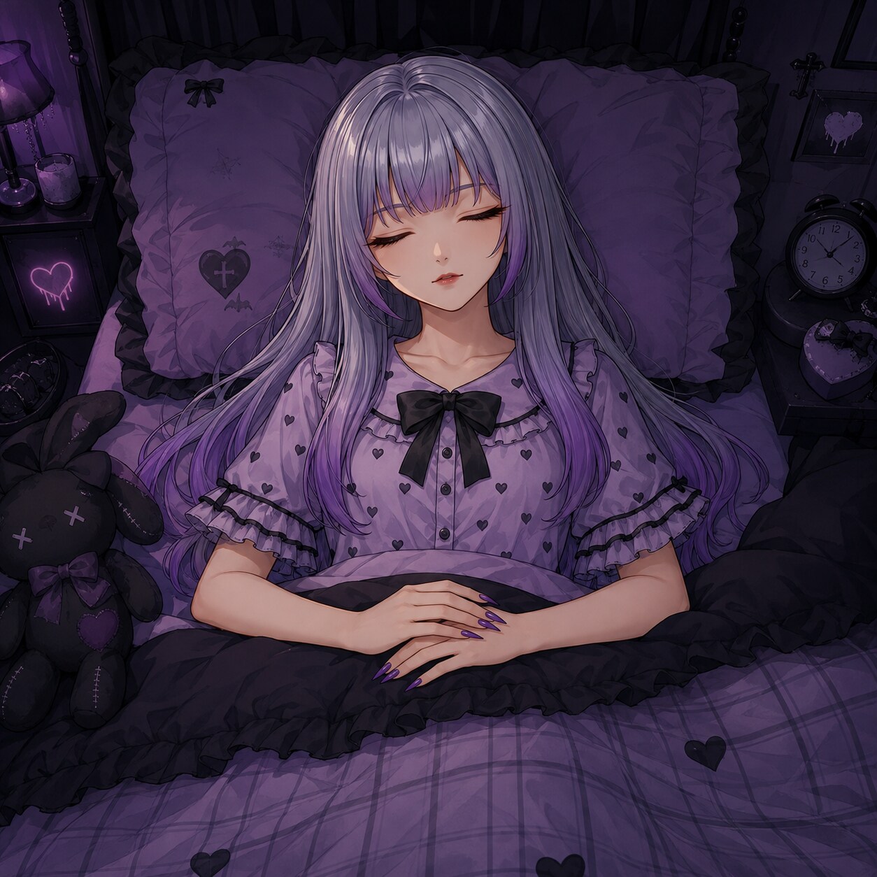 おやすみ🌙（しおんちゃん）