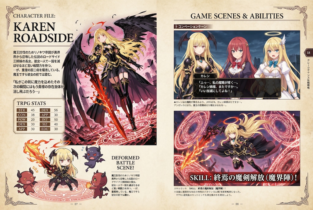 長女カレン・ロードサイド