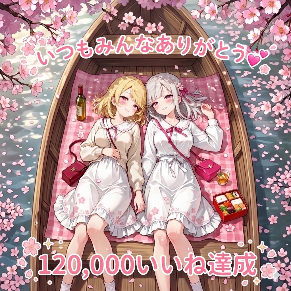 ✨㊗️120,000いいね達成記念🎉✨