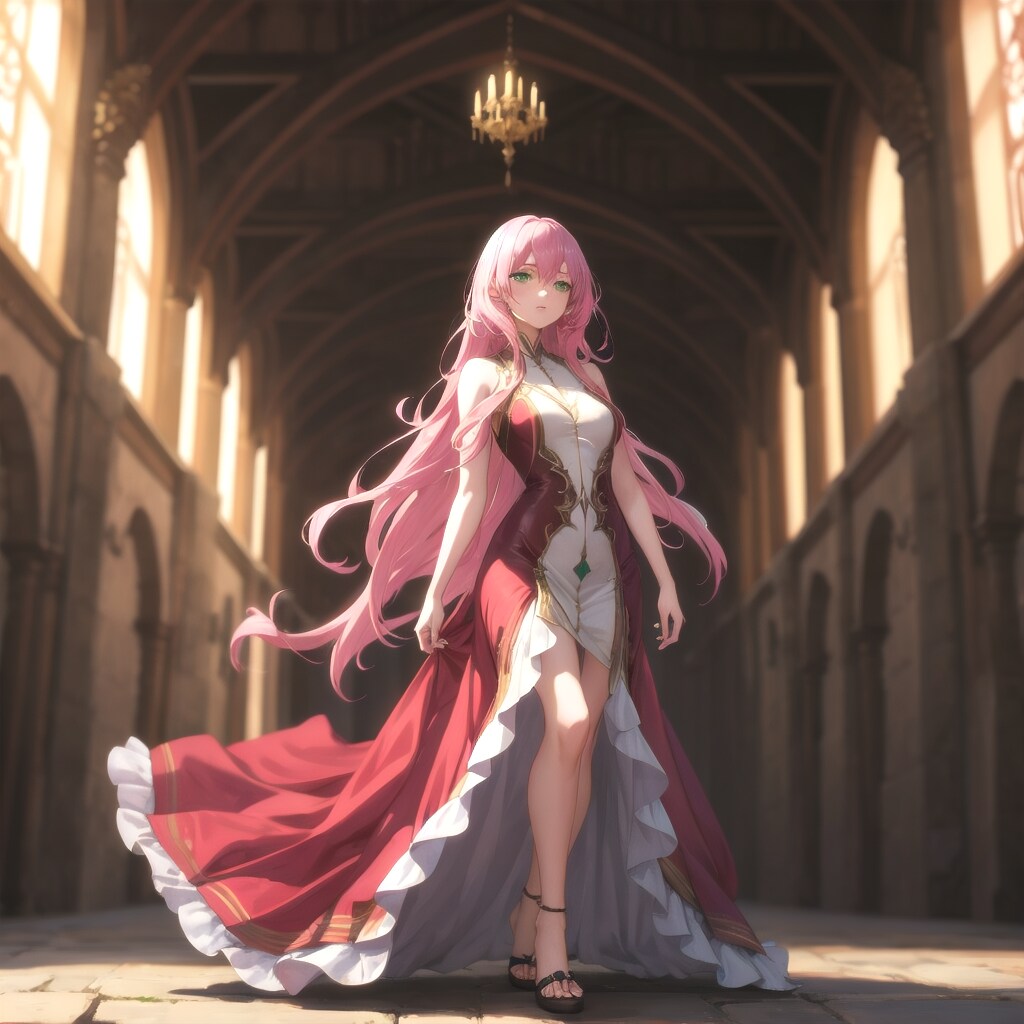 古城に咲く薔薇