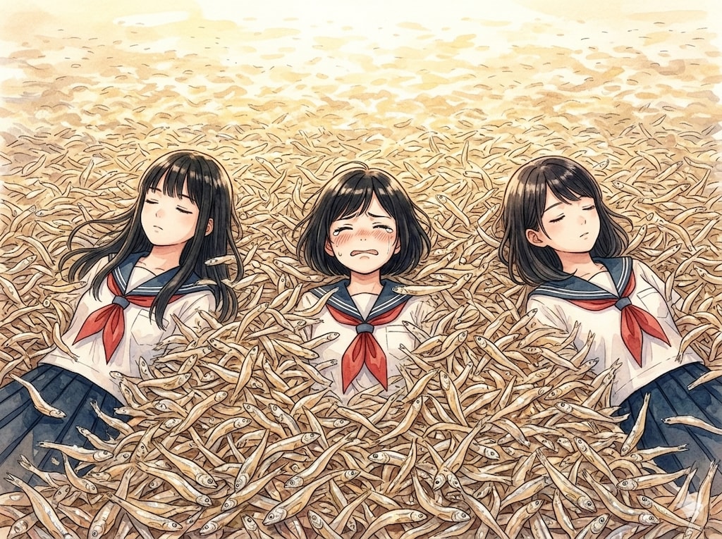 ちりめんじゃこの中にたまに入ってるアレの気持ち