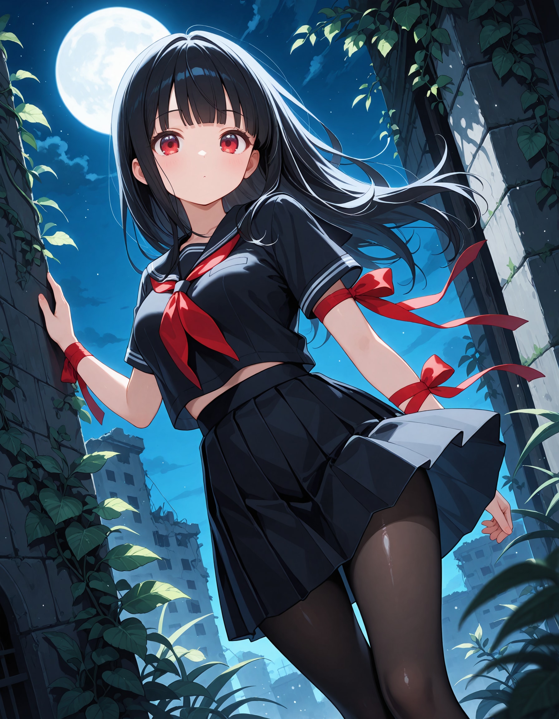 黒髪ぱっつん子ちゃん