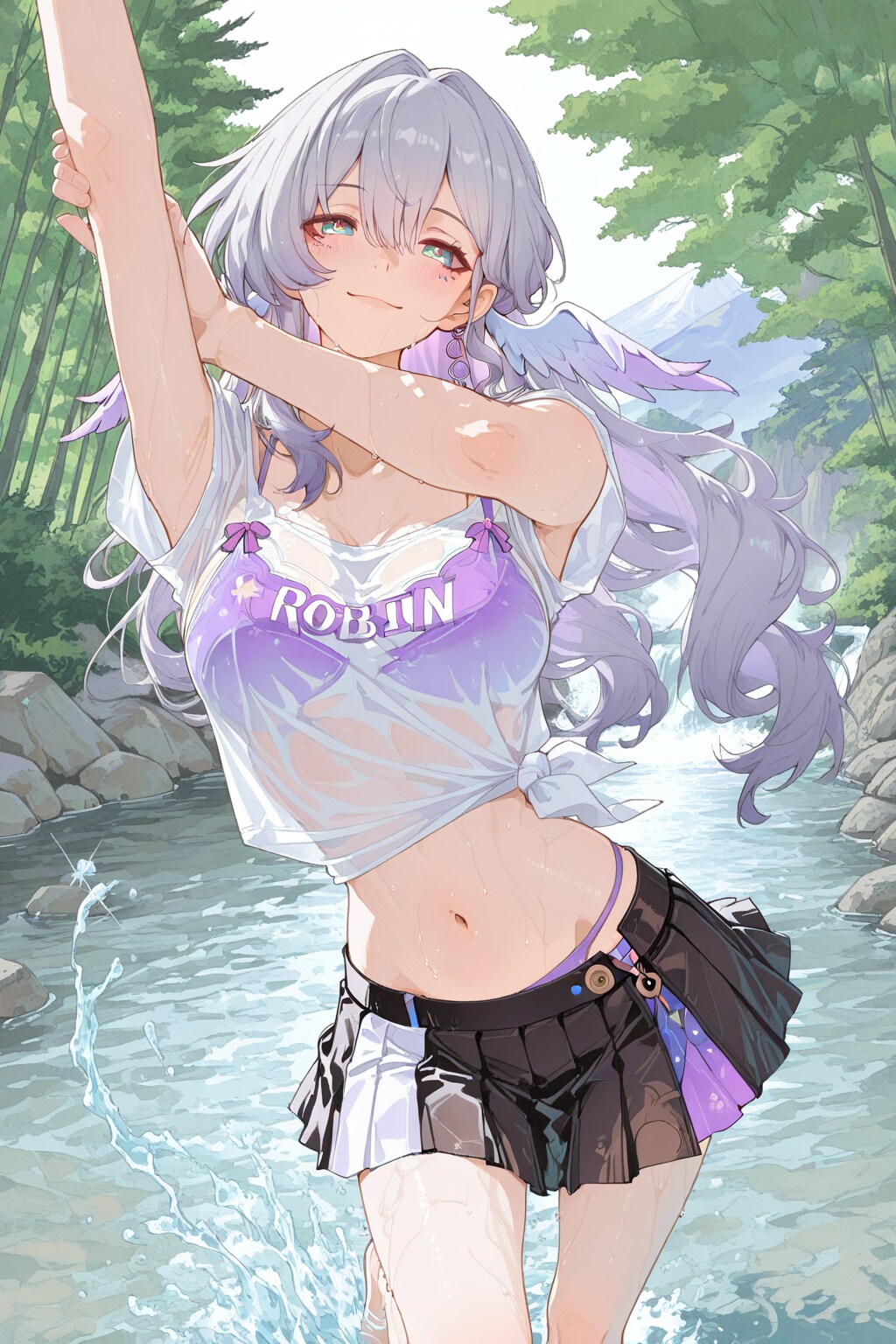 川遊び！