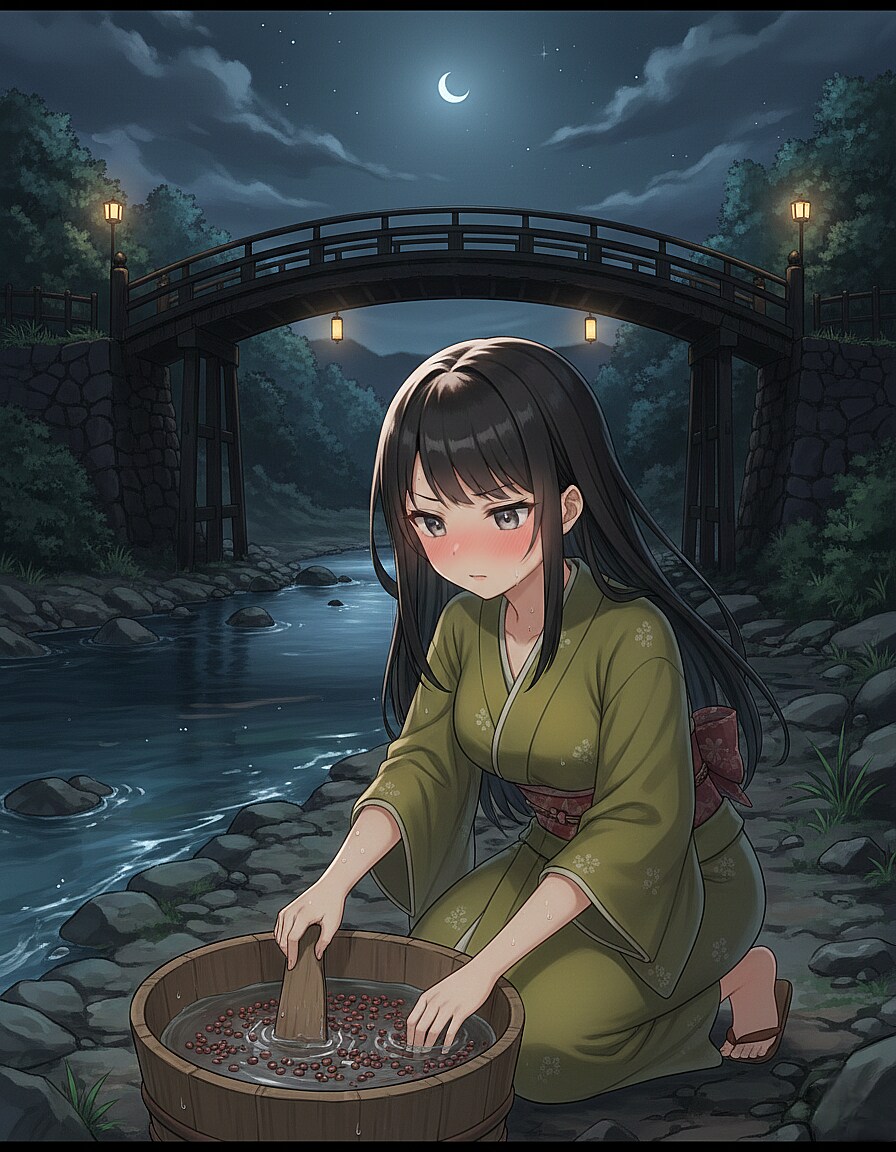 妖怪 小豆洗いっ娘