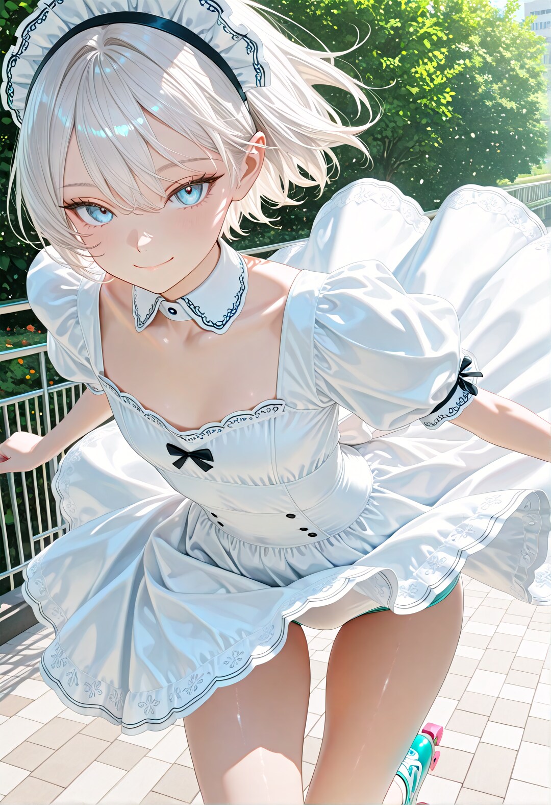 ローラースケートｘメイド