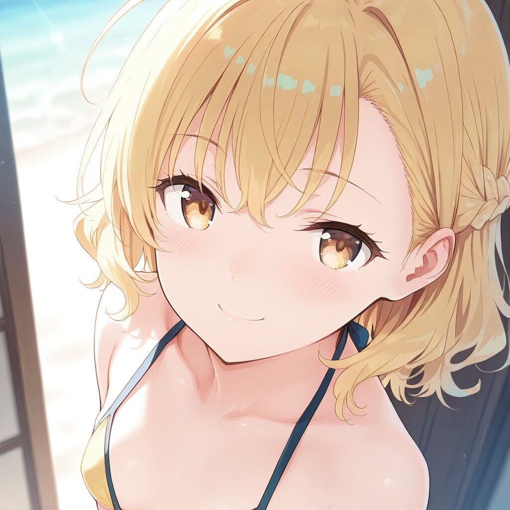 水着着てみたかったんだー