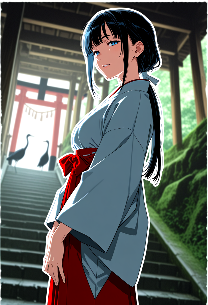 巫女に導かれ