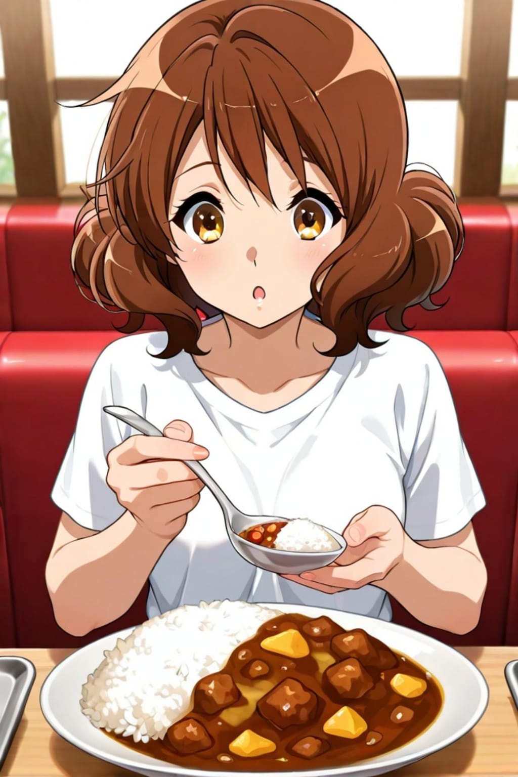 食べる久美子