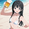 ビールで乾杯！【パラパライラスト】 12枚目