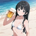 ビールで乾杯！【パラパライラスト】 8枚目