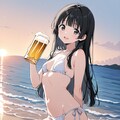 ビールで乾杯！【パラパライラスト】 3枚目