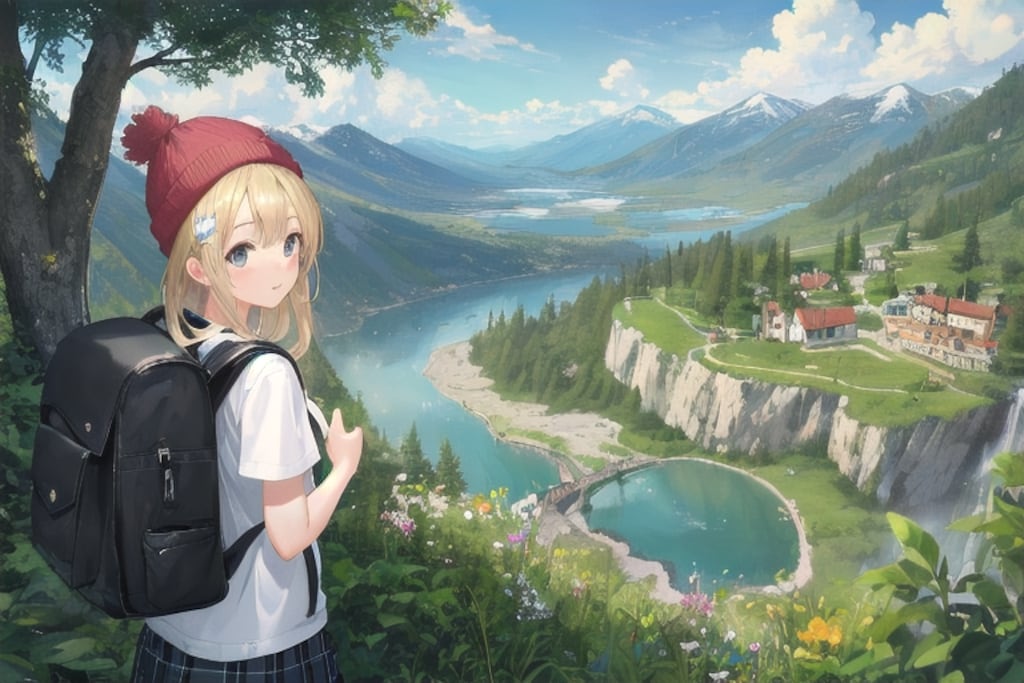 次の街が見えてきたよ～