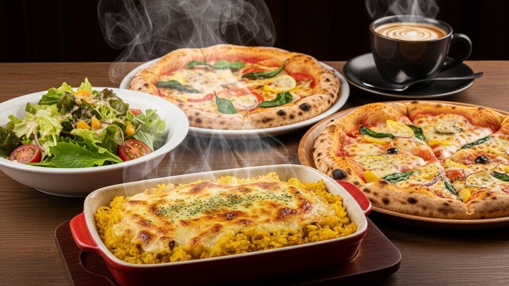 摩訶不思議食堂のターメリックライスドリアセット