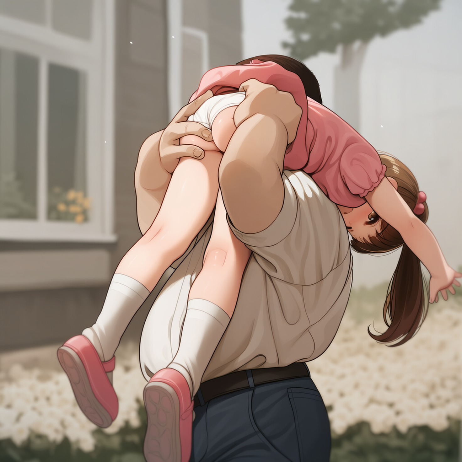 少女を運ぶ