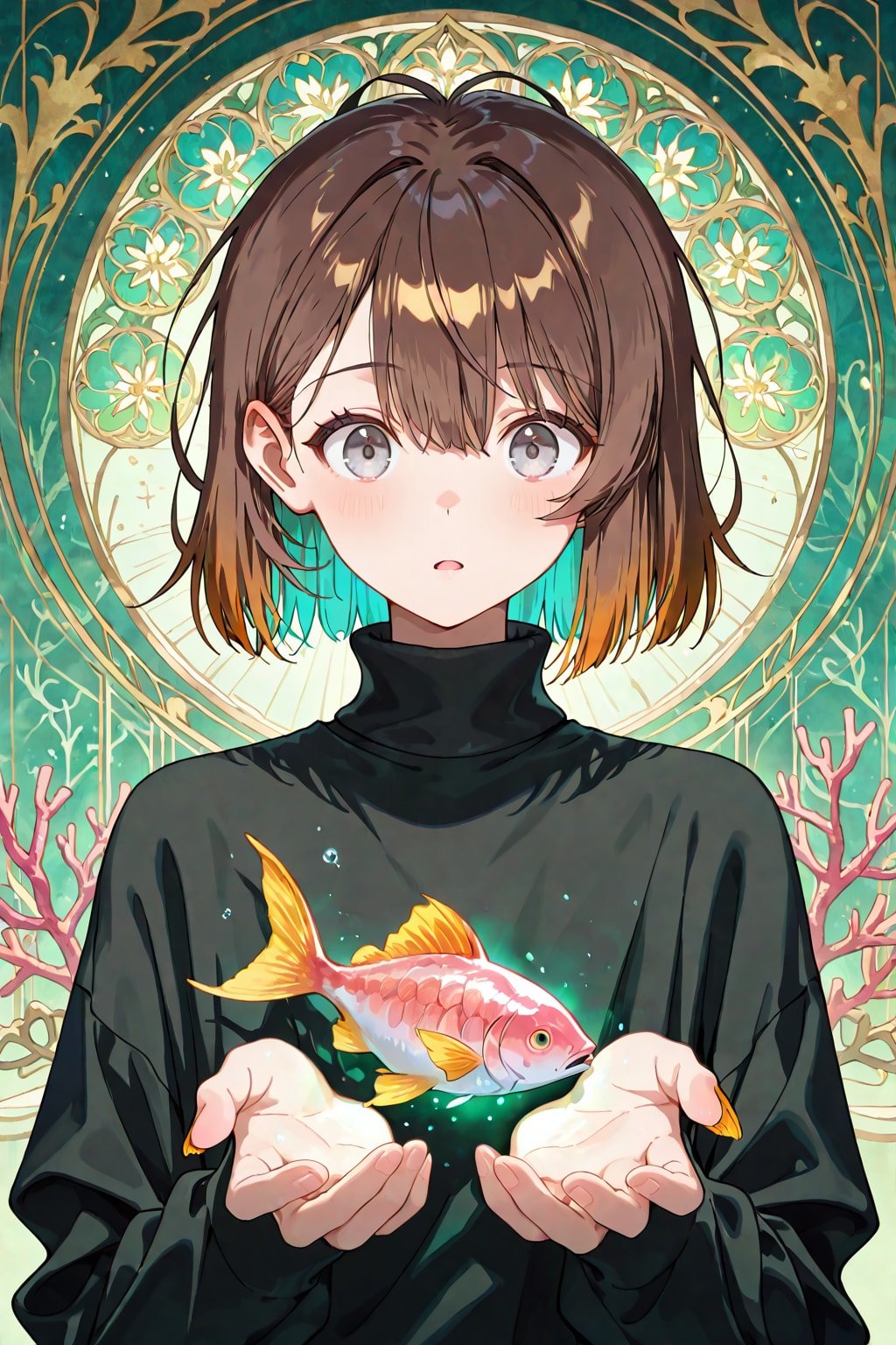 河童ちゃん（水中童子）① | の人気AIイラスト・グラビア