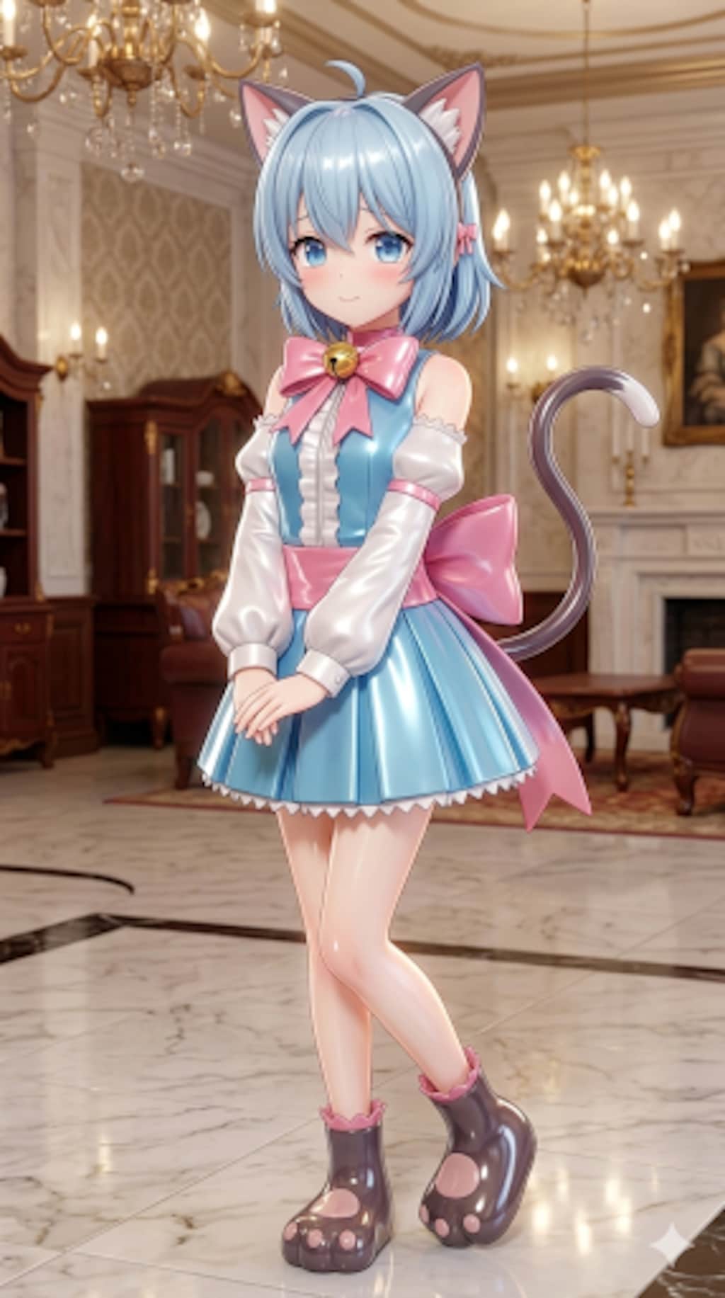 ハヤテのごとく　綾崎ハヤテ女装　猫耳