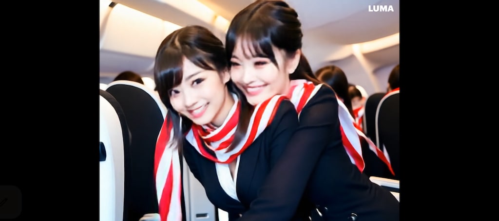 CAじゃれつき(LUMA動画のパラパラ)